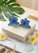 Crocus Floral Hair Claw Clips