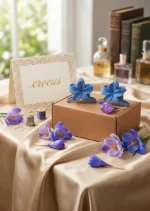 Crocus Floral Hair Claw Clips - Image 3